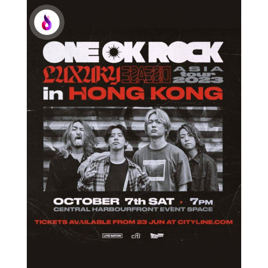 ONE OK ROCK 演唱會門票