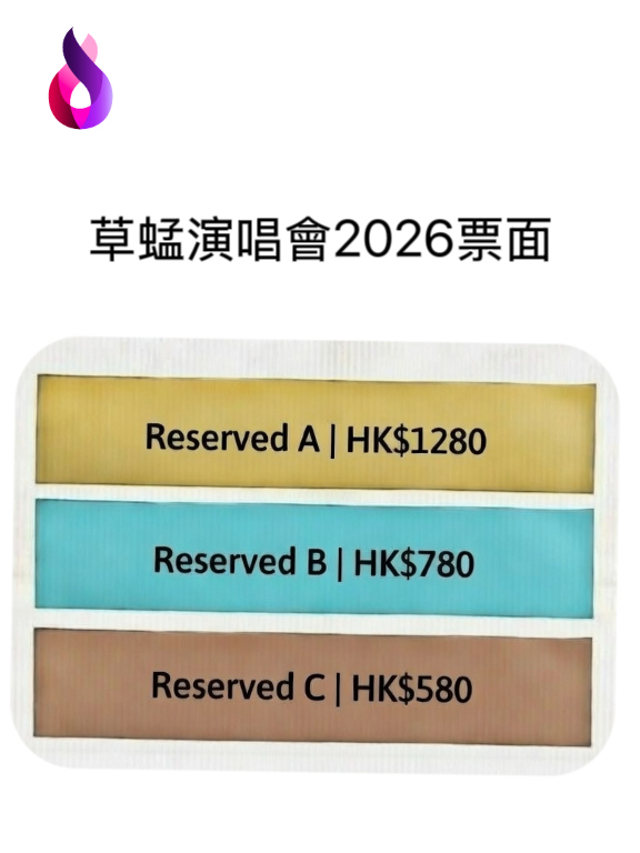 草蜢演唱會場地圖