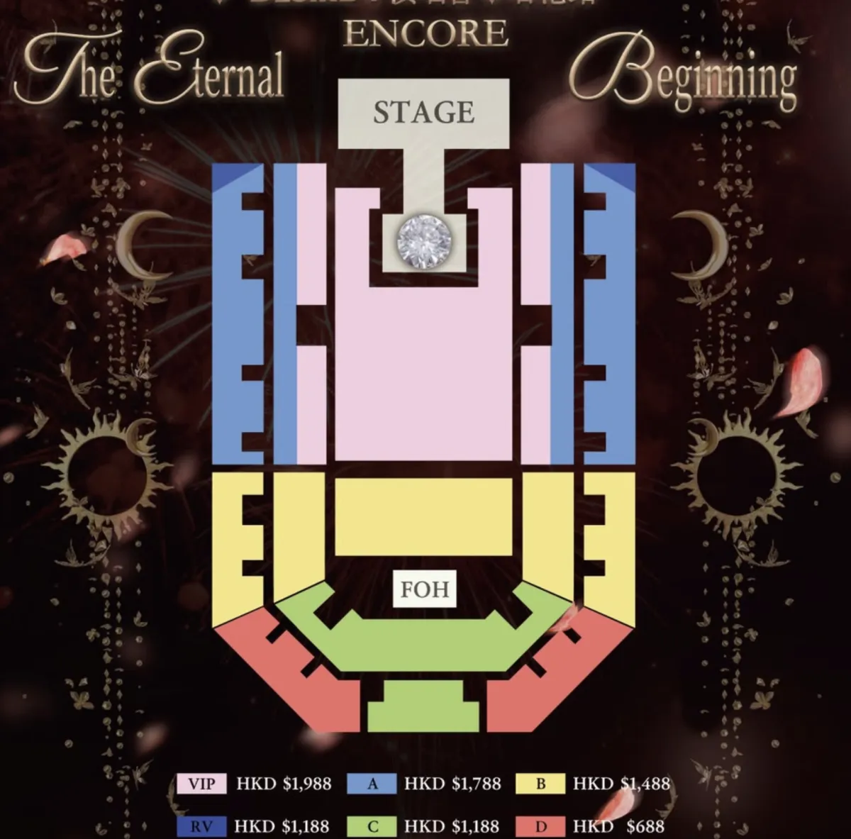 Desire4 演唱會場地圖