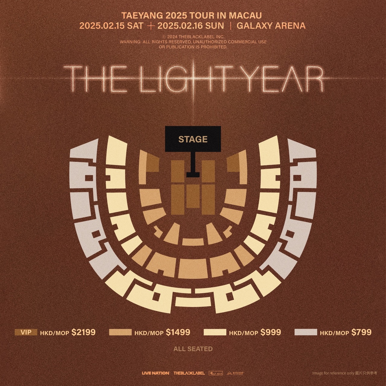 太陽演唱會2025澳門場｜TAEYANG 2025 TOUR [THE LIGHT YEAR] IN MACAU｜銀河綜藝館