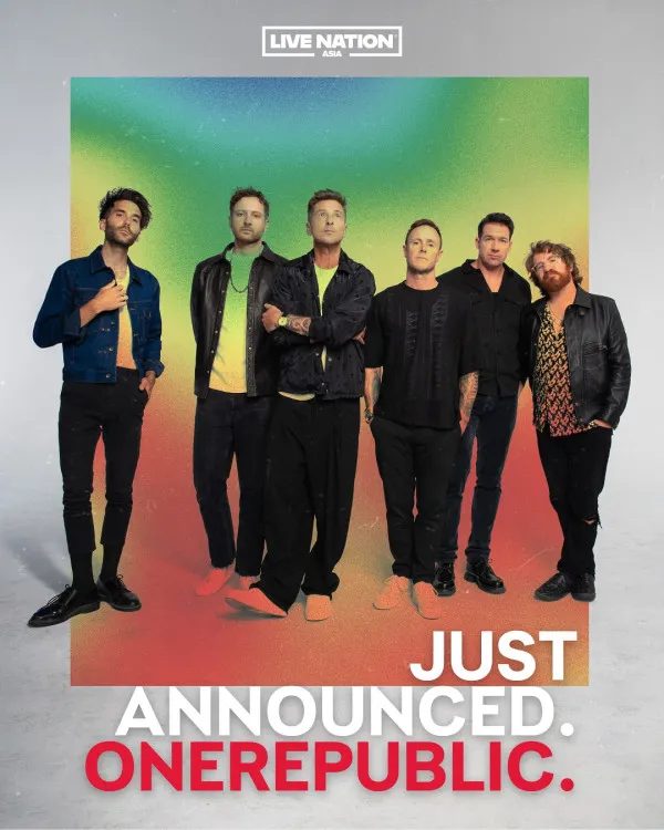 OneRepublic 2025 巡迴演唱會歌單揭露 ｜經典齊聚＋新歌首演
