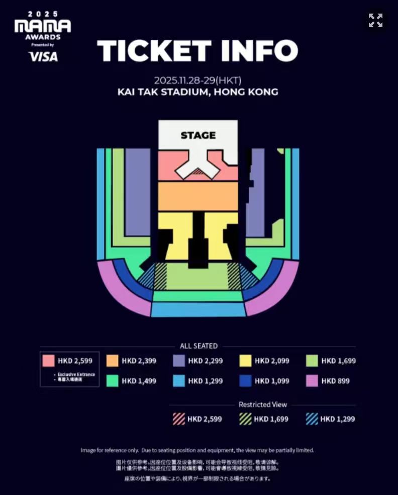 2025 MAMA Awards Hong Kong early bird tickets